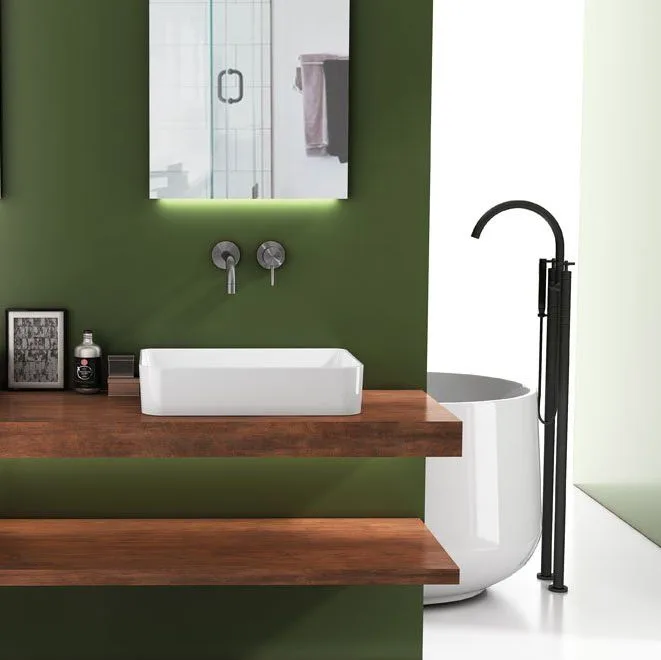 Умивальник на стільницю Quarter Bath Rapid Line 50x35, білий (70RL23050.00.2.3.01) - Фото 2
