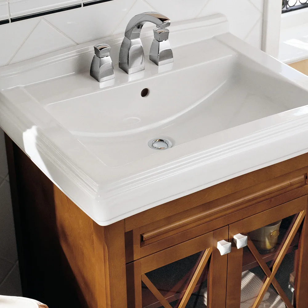 Умивальник підвісний Villeroy & Boch Hommage, 65x53 (7101KGR1) - Фото 2