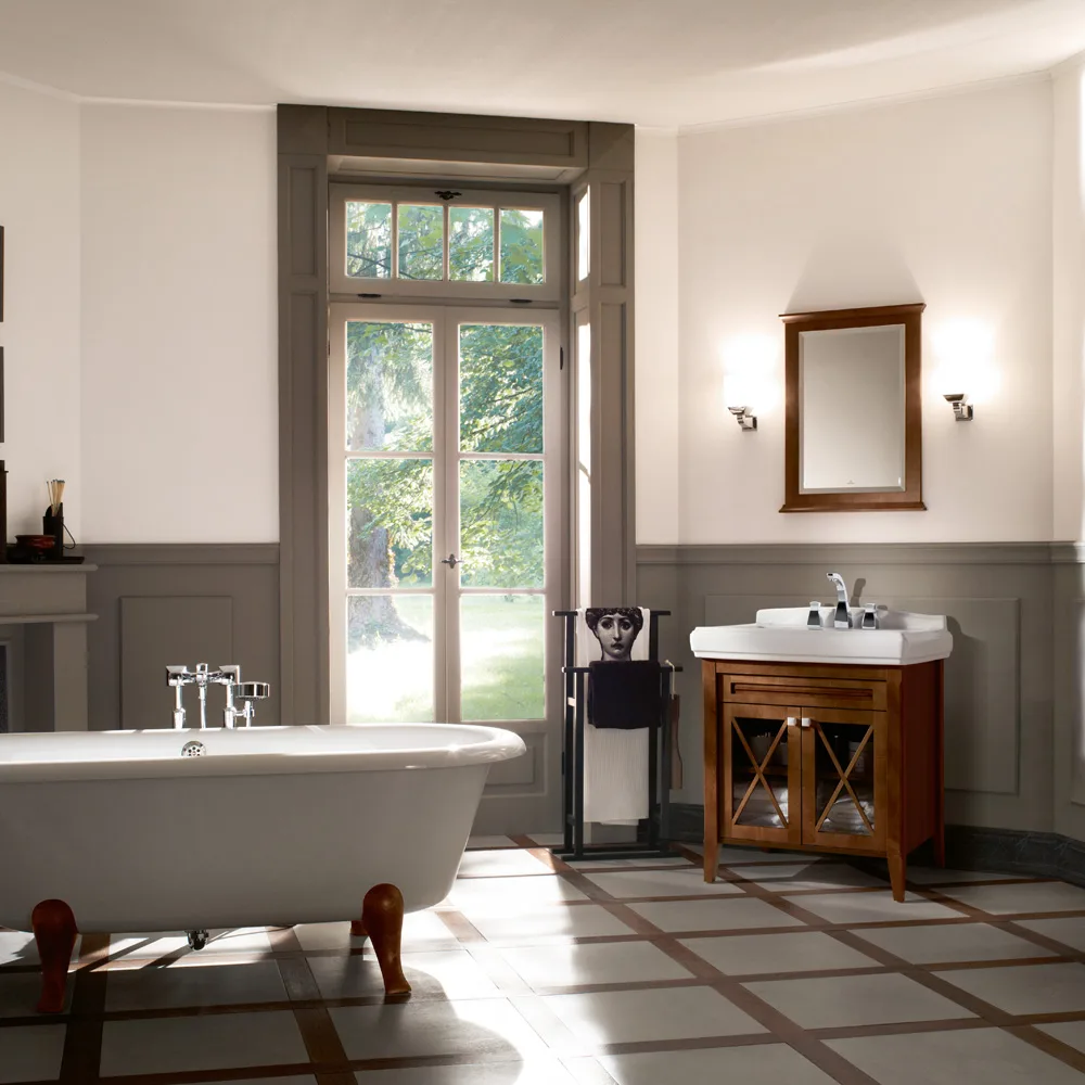 Умивальник підвісний Villeroy & Boch Hommage, 65x53 (7101KGR1) - Фото 3