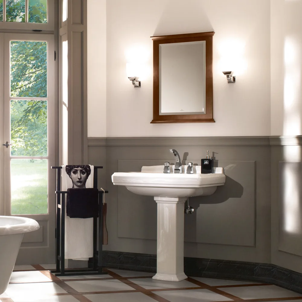 Умивальник підвісний Villeroy & Boch Hommage, 75x58 (7101LGR1) - Фото 3