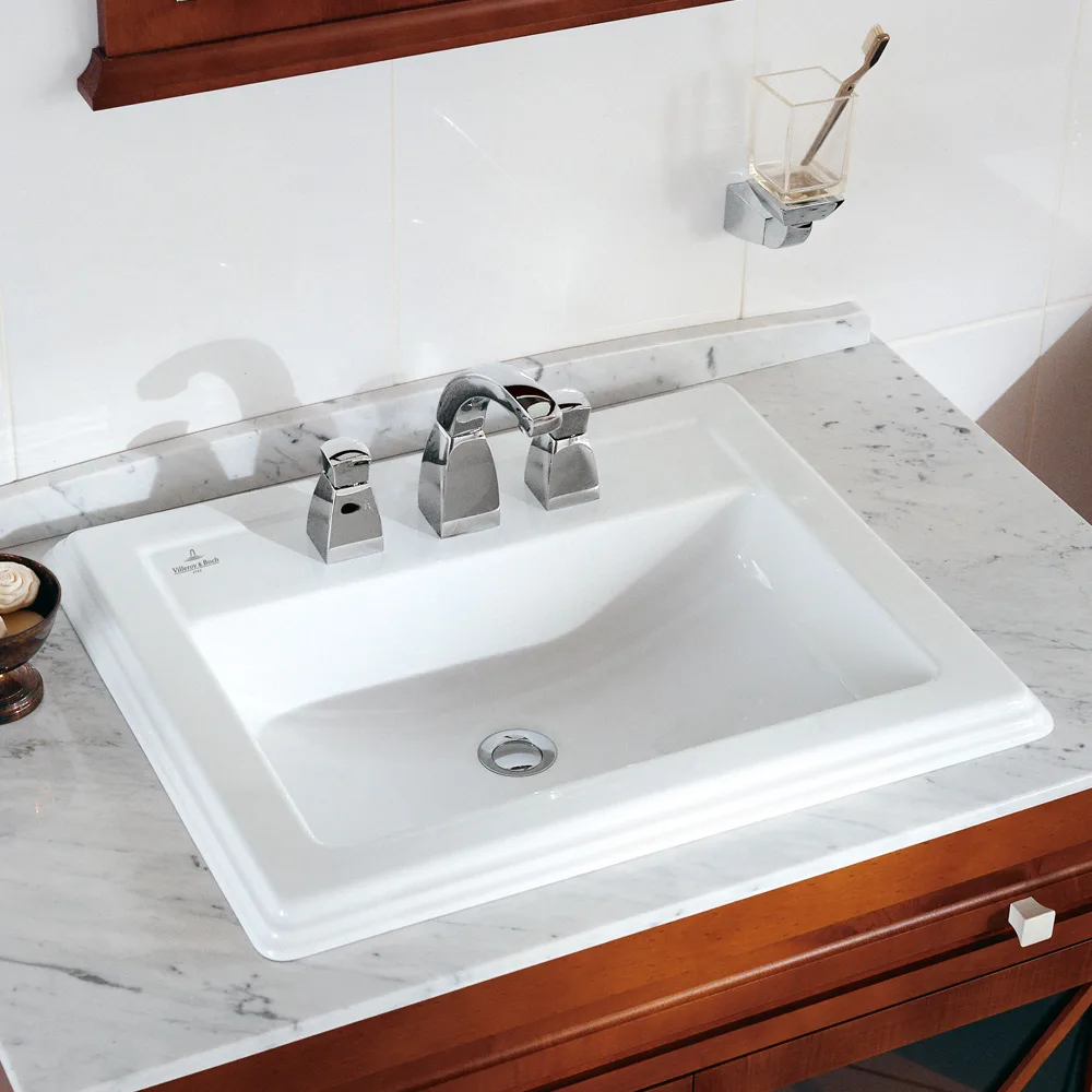 Умывальник подвесной Villeroy & Boch Hommage, 63x52,5 (7102A1R1) - Фото 2