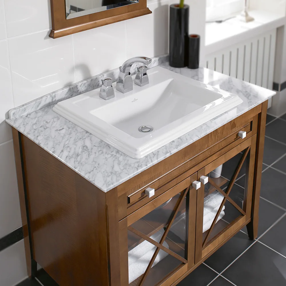 Умывальник подвесной Villeroy & Boch Hommage, 63x52,5 (7102A1R1) - Фото 3