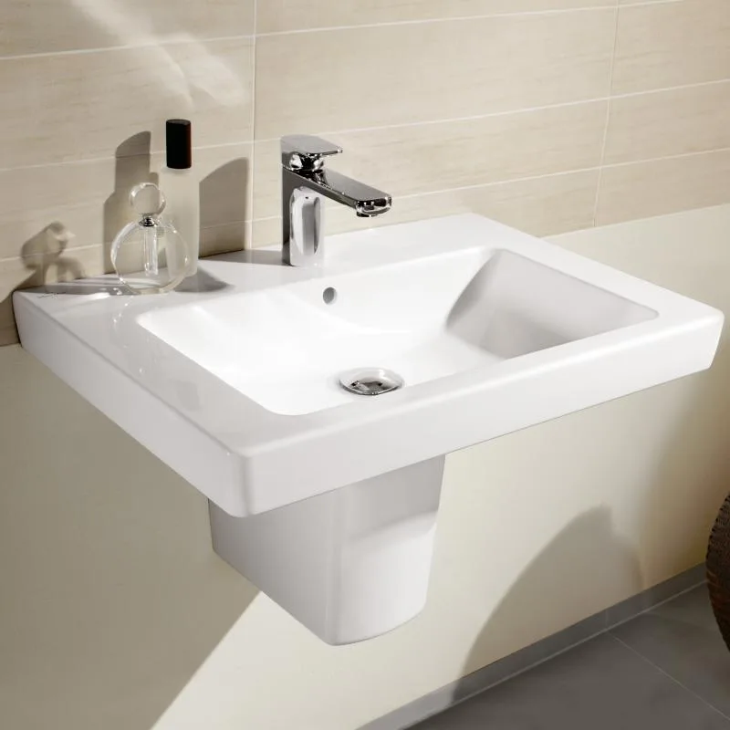 Умивальник підвісний Villeroy & Boch Subway 2.0, 600x470 білий (71136001) - Фото 2