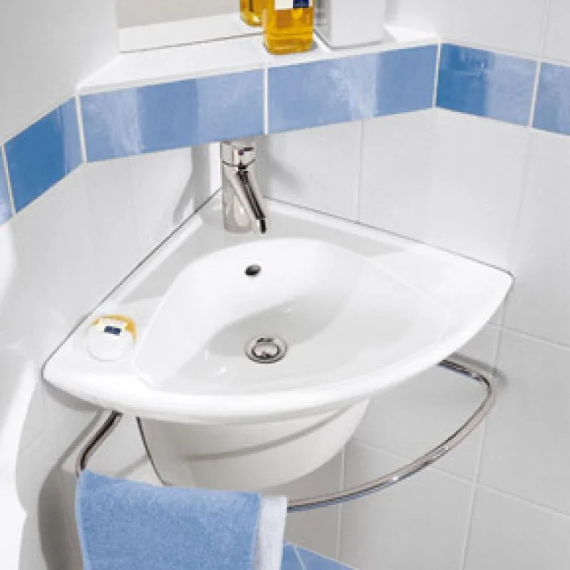 Умивальник підвісний кутовий Villeroy & Boch O.Novo, 55x41,5 (73274001) - Фото 2