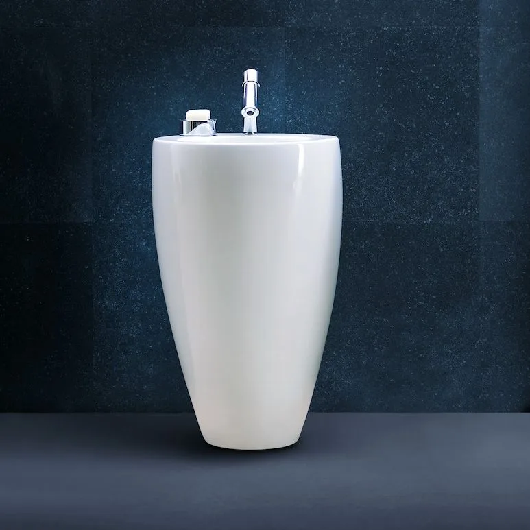 Умивальник окремо стоячий Laufen Alessi 520х530, білий (H8119714001091) - Фото 2