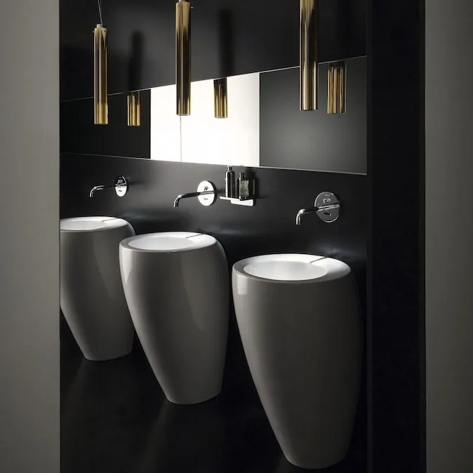 Умивальник окремо стоячий Laufen Alessi 520х530, білий (H8119714001091) - Фото 3