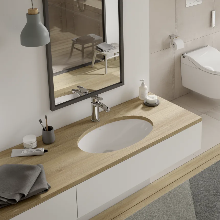 Умывальник встроенный TOTO WU 50х38х20,7, White (LW1505JUYW_F_W) - Фото 2