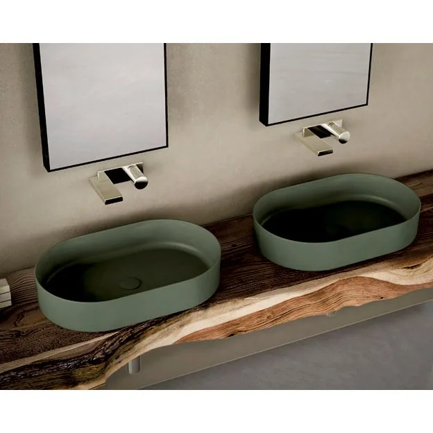 Умивальник на стільницю Cielo Shui Comfort 60х40 (SHCOLAO60AG) - Фото 2