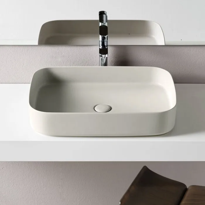 Умывальник на столешницу Cielo Shui Comfort 60х40 см, Talco (SHCOLAR60TL) - Фото 2