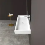 Умывальник подвесной Nic Design Canale 90 х 45 см, antracite matt (001128013) - Фото 2