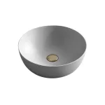 Умывальник на столешницу Nic Design Ovvio 38x14 см, Cemento matt (001446047) - Фото 1