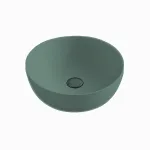 Умывальник на столешницу Nic Design Ovvio 38x14 см, Salvia matt (001446067) - Фото 1