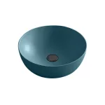 Умывальник на столешницу Nic Design Ovvio 38x14 см, Denim глянец (001446076) - Фото 1