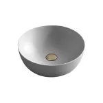 Умывальник на столешницу Nic Design Ovvio 42х14 см, Cemento матовый (001447047) - Фото 1