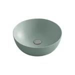 Умывальник на столешницу Nic Design Ovvio 42х14 см, Salvia матовый (001447067) - Фото 1