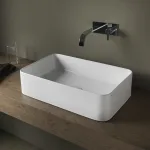 Умывальник на столешницу Nic Design Semplice 55х36х14 см, Cemento матовый (001481047) - Фото 2