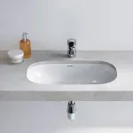 Умывальник встраиваемый Duravit D-Code, 56х40 (0338560000) - Фото 2