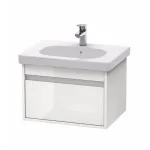 Умывальник накладной Duravit D-Code 85 см, белый (03428500002) - Фото 2