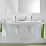 Умывальник подвесной двойной Duravit D-Code 120х48 (03481200002) - Фото 2