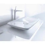 Умивальник на стільницю Duravit PuraVida 70x45, білий (0369700000) - Фото 3
