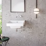Умывальник подвесной Catalano New Zero 50x50 см, белый матовый (150ZPBM) - Фото 2