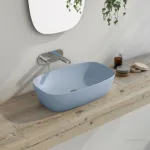 Умывальник настольный Catalano Green Lux 60х40 см, голубой матовый (160APGRLXAS) - Фото 2