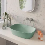Умывальник настольный Catalano Green Lux 60х40 см, зеленый матовый (160APGRLXVS) - Фото 2
