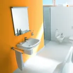 Умивальник підвісний Duravit D-Code 55х43 см, білий (23105500002) - Фото 2
