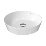 Умывальник на столешницу Duravit Cape Cod 43х43 см, белый матовый (2328433200) - Фото 1