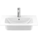 Умивальник накладний Duravit ME by Starck 63х49 мм, білий (2336630000) - Фото 1