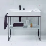 Умывальник подвесной DuraSquare асимметричный 80x47 (2348800070) - Фото 2