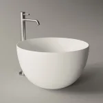 Умывальник на столешницу Alice o Unica Round 50 h30, White (32160101) - Фото 3