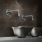 Умывальник на столешницу Gessi Goccia, платина, 40 см, Gres (39125519) - Фото 2