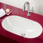 Умывальник встроенный Villeroy & Boch O.novo 600х350, белый (416260R1) - Фото 2