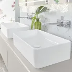 Умывальник на столешницу Villeroy & Boch Collaro 56х36 CeramicPlus, White Alpin (4A2056R1) - Фото 2