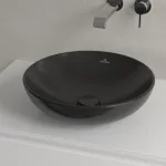 Умывальник на столешницу Villeroy & Boch Loop & Friends d42, CeramicPlus, черный матовый (4A4601S5) - Фото 2