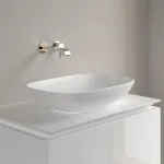 Умывальник на столешницу Villeroy&Boch Loop&Friends 56x38, белый матовый (4A4900RW) - Фото 2