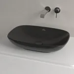 Умивальник на стільницю Villeroy & Boch Loop & Friends 56x38, чорний матовий (4A4901S5) - Фото 2