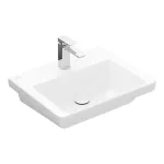 Умывальник подвесной Villeroy & Boch Subway 3.0 55x44 см Stone White CeramicPlus (4A7058RW) - Фото 1