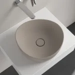 Умывальник на столешницу Villeroy&Boch Antao 40х39.5 см, Ceramic Plus, Almond (4A7240AM) - Фото 3