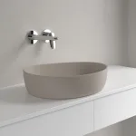 Умывальник на столешницу Villeroy&Boch Antao 51х40см, Ceramic Plus, Almond (4A7351AM) - Фото 2