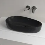 Умывальник на столешницу Villeroy&Boch Antao 65х40см, Ceramic Plus, Pure Black (4A7465R7) - Фото 2