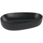 Умывальник на столешницу Villeroy&Boch Antao 65х40см, Ceramic Plus, Pure Black (4A7465R7) - Фото 1