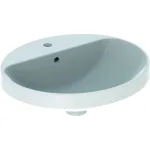 Умывальник накладной Geberit VariForm овальный 50х45, белый (500.713.01.2) - Фото 1