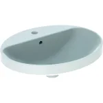Умивальник накладний Geberit VariForm овальний 55х45, білий (500.721.01.2) - Фото 1