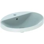 Умывальник накладной Geberit VariForm овальный 60х48, белый (500.725.01.2) - Фото 1