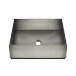 Умывальник на столешницу Gessi 316 40x40 нержавеющая сталь, медное матовое PVD-покрытие (54605-708) - Фото 1