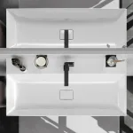 Умывальник Hansgrohe Xevolos E 1200/480 с отверстием, без перелива, SmartClean, White (61112450) - Фото 2