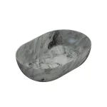 Умывальник на столешницу Globo T-Edge, 54х36 см, Arabescato Grigio (B6O54AG) - Фото 1