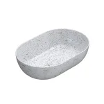 Умывальник на столешницу Globo T-Edge, 54х36 см, Graniglia Ghiaccio (B6O54GG) - Фото 1